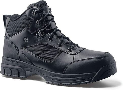 Shoes for Crews Voyager II, Men's, Women's, Unisex Steel Toe (ST) Work Boots, Slip Resistant, Water Resistant, Black, Men's 16 / Women's 17.5 Wide in Kuwait