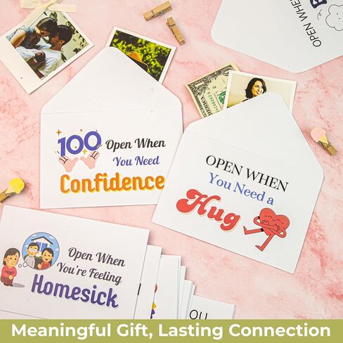 Open When Envelopes - 20 Pcs Kit for College Daughter, Going Away Cards in Saudi Arabia