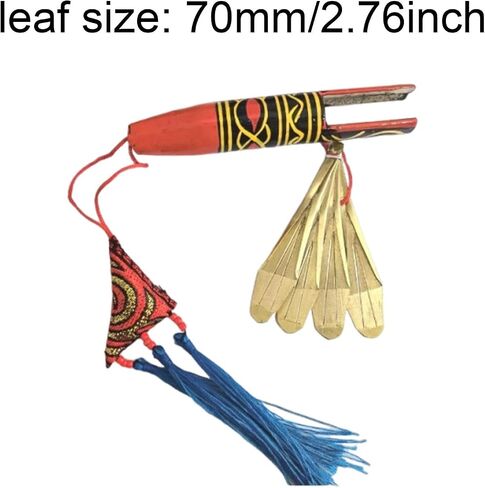 Folk Musical Instrument Jaw Harp Yi Nationality Mouth Harp Birthday Harmonica Professional for Beginners, Three Leaf in Saudi Arabia