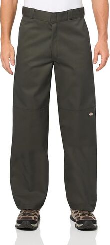 Dickies Men's Loose Fit Double Knee Work Pants, Dark Navy in Kuwait