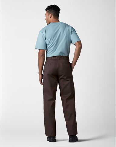 Dickies Men's Loose Fit Double Knee Work Pants, Dark Navy in Kuwait