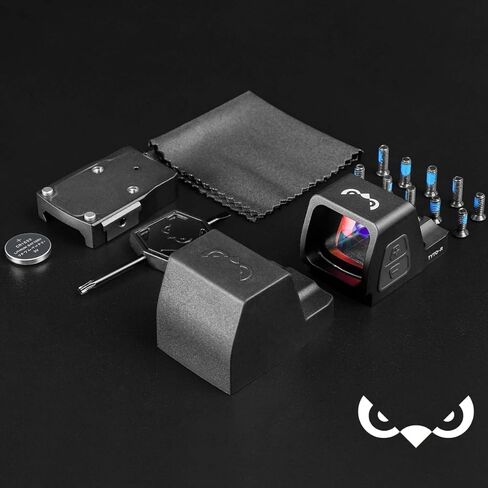 TYTO-R منظر نقطة حمراء لبصمة RMR 2.5 MOA اهتزاز مستيقظ مفتوح منظر منعكس 1x24.5 مللي متر عدسة ريد دوت بصرية للمسدسات كاملة الحجم in Kuwait