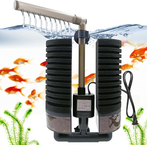 Aquarium Sponge Filter Replacement Sponges (4-Pack) for Models:SF-A22,SF-E22,SF-U22 Larger Size in Saudi Arabia