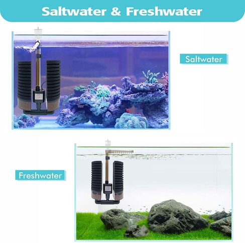 Aquarium Sponge Filter Replacement Sponges (4-Pack) for Models:SF-A22,SF-E22,SF-U22 Larger Size in Saudi Arabia