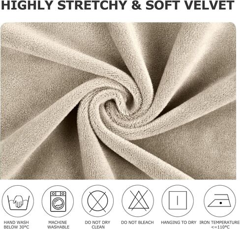 Alishomtll Dining Room Chair Covers Set of 4, High Stretch Velvet Chair Covers for Dining Chairs, Elastic Removable Washable Chair Slipcovers Chair Protector for Hotel Ceremony (Black, 4pcs) in Saudi Arabia
