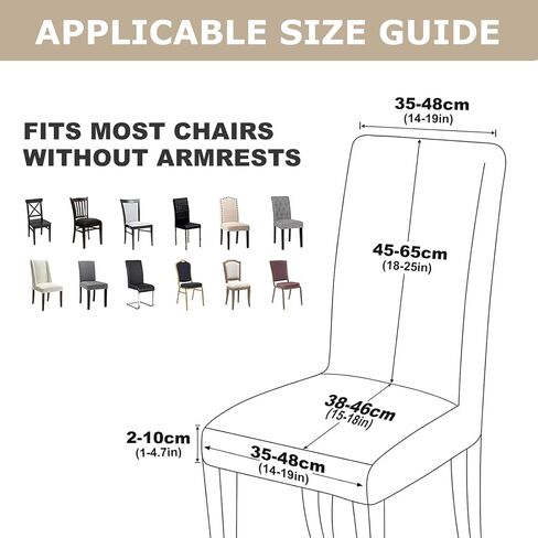 Alishomtll Dining Room Chair Covers Set of 4, High Stretch Velvet Chair Covers for Dining Chairs, Elastic Removable Washable Chair Slipcovers Chair Protector for Hotel Ceremony (Black, 4pcs) in Saudi Arabia