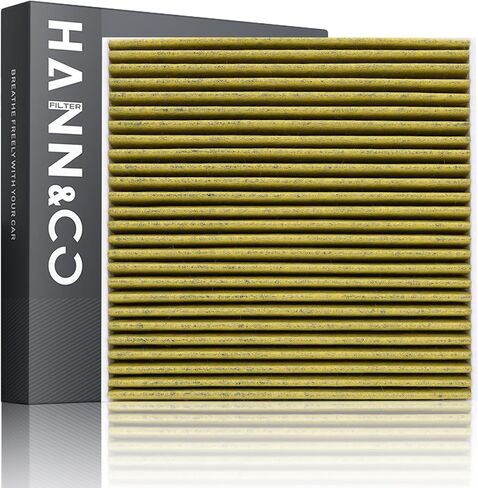 HANN&CO HEPA Activated Carbon High Flow Cabin Air Filter，Adopts Silver ion Technology，50% Longer Service Life，Suitable For Ford Explorer；Taurus；Flex；Lincoln MKS；MKT Replacement CF11176（HCC2121-Y） in Kuwait