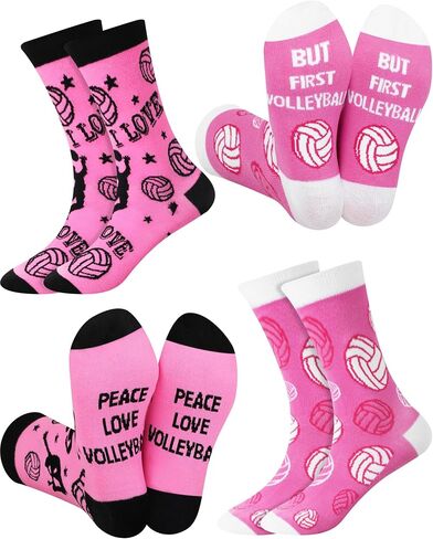 JenPen 2 Pairs Novelty Golf Socks for Women Cotton Crew Socks Gift for Female Golfer Birthday Christmas Favor in Kuwait