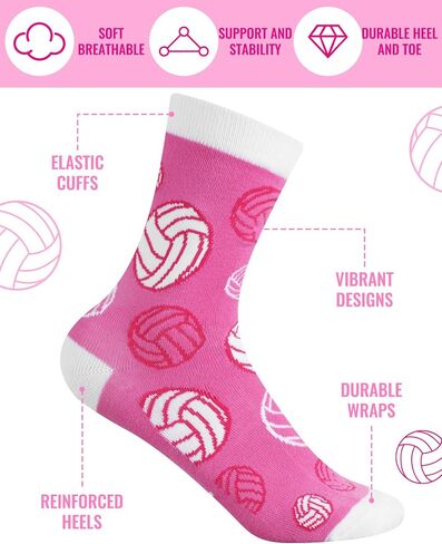 JenPen 2 Pairs Novelty Golf Socks for Women Cotton Crew Socks Gift for Female Golfer Birthday Christmas Favor in Kuwait