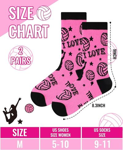 JenPen 2 Pairs Novelty Golf Socks for Women Cotton Crew Socks Gift for Female Golfer Birthday Christmas Favor in Kuwait
