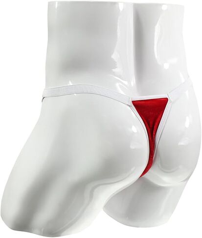 رجال ثونغ مضحك عيد الميلاد G-String الرنة Elk سانتا قبعة الجدة عيد الميلاد cosplay نكتة هدايا هدايا الانتفاخ حقيبة مثير mankini in Kuwait