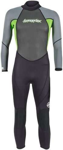 Hyperflex Junior Size Access Full Body 3mm Backzip Wetsuit Watersports - Warm 4-Way Stretch Neoprene - Adjustable Collar and Flat Lock Construction - High Performance 50+ UV SHIELD in Kuwait