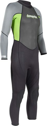 Hyperflex Junior Size Access Full Body 3mm Backzip Wetsuit Watersports - Warm 4-Way Stretch Neoprene - Adjustable Collar and Flat Lock Construction - High Performance 50+ UV SHIELD in Kuwait