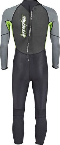 Hyperflex Junior Size Access Full Body 3mm Backzip Wetsuit Watersports - Warm 4-Way Stretch Neoprene - Adjustable Collar and Flat Lock Construction - High Performance 50+ UV SHIELD in Kuwait