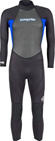 Hyperflex Junior Size Access Full Body 3mm Backzip Wetsuit Watersports - Warm 4-Way Stretch Neoprene - Adjustable Collar and Flat Lock Construction - High Performance 50+ UV SHIELD in Kuwait