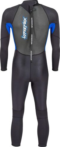 Hyperflex Junior Size Access Full Body 3mm Backzip Wetsuit Watersports - Warm 4-Way Stretch Neoprene - Adjustable Collar and Flat Lock Construction - High Performance 50+ UV SHIELD in Kuwait