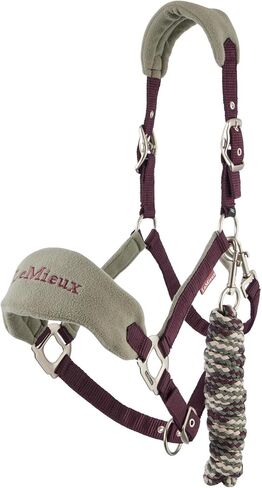 LeMieux Vogue Fleece Headcollar - Halter & Leadrope - Extra Padding, Adjustable at Curb and Poll Strap in Saudi Arabia