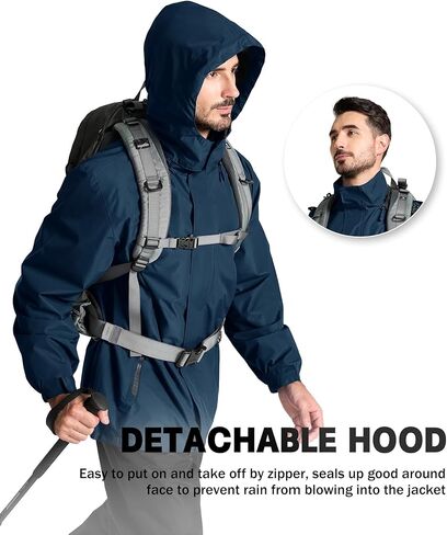 SWISSWELL Golf Rain Gear for Men Waterproof Golf Rain Suit for Men Breathable Lightweight Rain Jacket and Pants in Kuwait