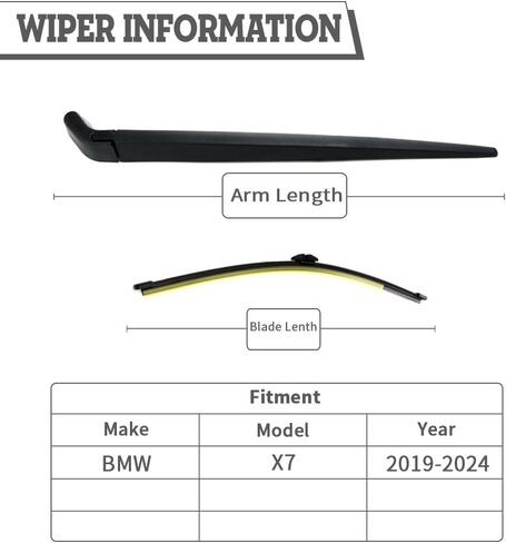 استبدال لمجموعة صامولة ذراع الممسحة الخلفية BMW X3 G01 2018-2023، مجموعة ملحقات غطاء الممسحة الخلفية، مجموعة غطاء الممسحة لنافذة الزجاج الأمامي الخلفي، OE: in Kuwait