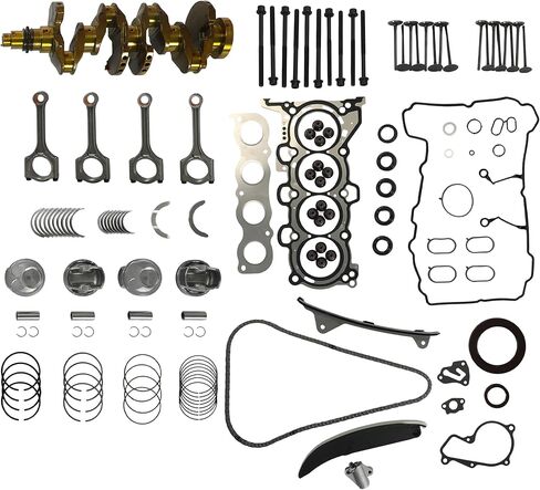 G4NA 2.0L Engine Rebuild Overhaul Kit Crankshaft Timing Chain Kit Piston Kit Connecting Rod Main & Rod Bearings Fits For Hyundai Creta/Elantra/i40 Kia Carens/K3/KX3 2.0L 2011–2022 in Kuwait