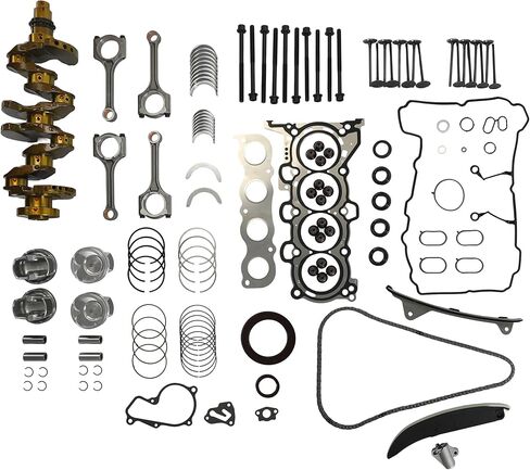 G4NA 2.0L Engine Rebuild Overhaul Kit Crankshaft Timing Chain Kit Piston Kit Connecting Rod Main & Rod Bearings Fits For Hyundai Creta/Elantra/i40 Kia Carens/K3/KX3 2.0L 2011–2022 in Kuwait