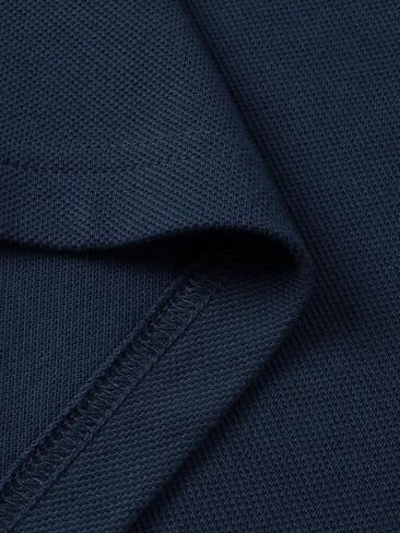 قمصان بولو للرجال من القطن كاجوال بأكمام طويلة ماصة للرطوبة، مقاس عادي in Kuwait