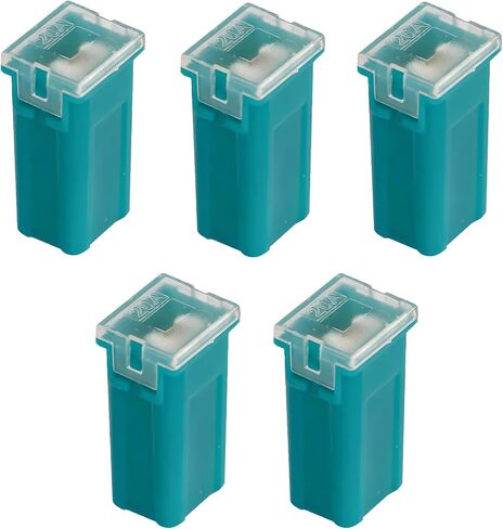 20A Delon Technology - Block Fuses JCase Tall, 5 Pack, 14,2x12x27mm / 0.56x0.47x1.1 Inch, max 32V, Blue in Kuwait