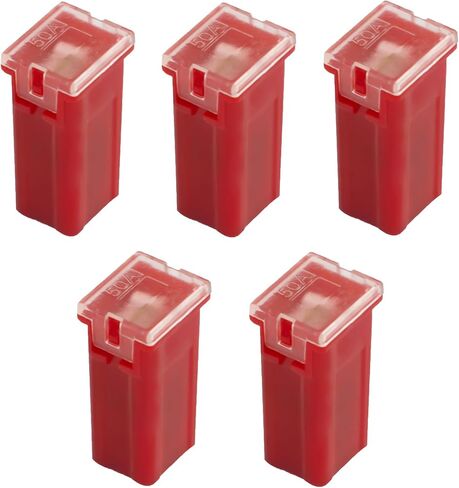 20A Delon Technology - Block Fuses JCase Tall, 5 Pack, 14,2x12x27mm / 0.56x0.47x1.1 Inch, max 32V, Blue in Kuwait