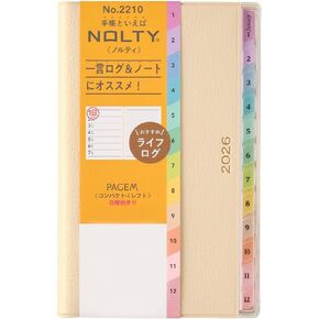 NOLTY PAGEM Compact-i Left Weekly Planner 2025, Japanese Edition, Mint in Kuwait