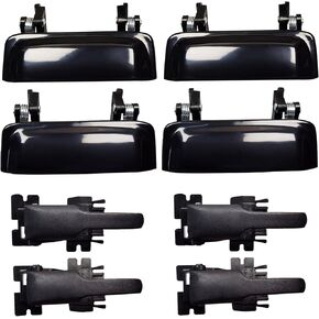 Set of 8 Exterior & Interior Door Handles for 1998-2003 Ford Explorer, 2001-2005 Ford Explorer Sport Trac, 1998-2001 Mercury Mountaineer, Replaces# 79102, 3L2Z7821818AAA,3L2Z7821819AAA in Kuwait