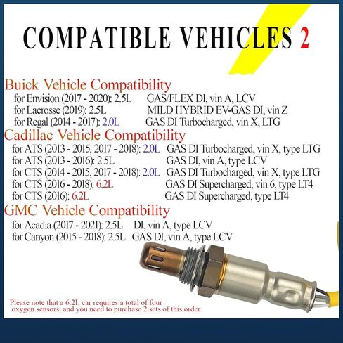 234-9091 234-4462 مستشعر الأكسجين O2 مناسب لـ 2009-2014 Acura TSX 2.4L، لـ 2008-2012 Honda Accord 2.4L، 36532-R40-A01 36531-R40-A01 المصب والمنبع 2 قطعة in Kuwait