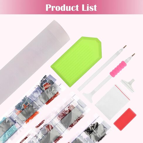 MXJSUA Red Dress Woman Diamond Art Painting Kits for Adults, Full Drill Diamond Dots Paintings for Beginners, Round 5D Paint with Diamonds Pictures Gems Art Painting Kits DIY Crafts Kits 12x16 Inch in Saudi Arabia