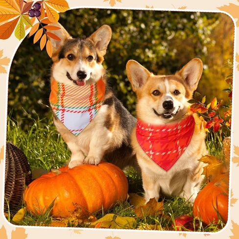 Sweetude 60 Pcs Winter Plaid Dog Bandanas Bulk Winter Pet Scarf Bibs Puppy Bandana Adjustable Washable Kerchief Pet Costume Accessories Grooming Supplies for Small to Large Cats Dogs in Saudi Arabia