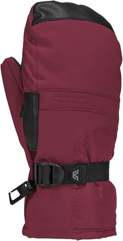 Gordini Kids' AquaBloc Mitten, Black/Fire Engine Red, X-Large in Kuwait