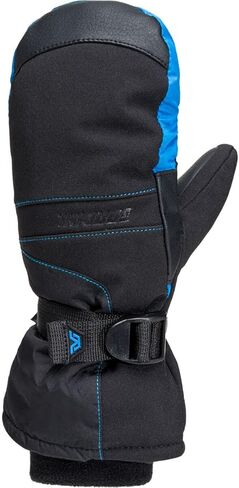 Gordini Kids' AquaBloc Mitten, Black/Fire Engine Red, X-Large in Kuwait