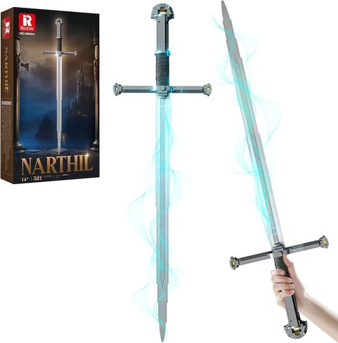 Sword Building Sets for Adults, Cool The Sword of The Masters 99014, Collectible Build and Display Model, Anime-Style Cosplay Toy Sword, Gifts for Classic Game Fans Boys Girls 14+ (820 PCS) in Kuwait
