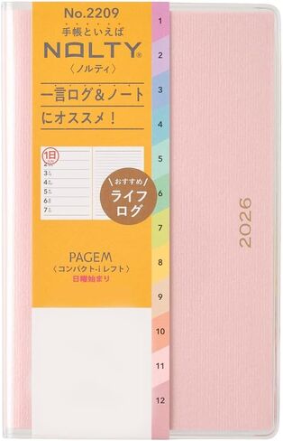 NOLTY PAGEM Compact-i Left Weekly Planner 2025, Japanese Edition, Mint in Saudi Arabia