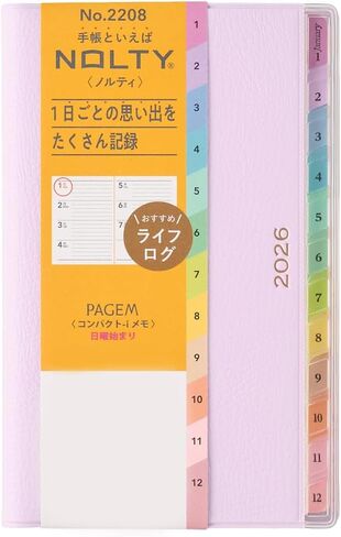 NOLTY PAGEM Compact-i Left Weekly Planner 2025, Japanese Edition, Mint in Saudi Arabia