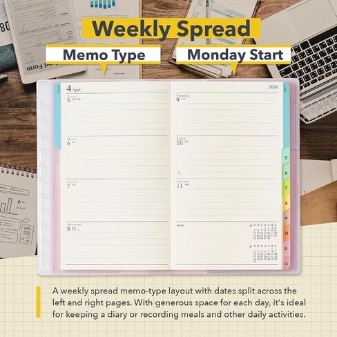 NOLTY PAGEM Compact-i Left Weekly Planner 2025, Japanese Edition, Mint in Saudi Arabia