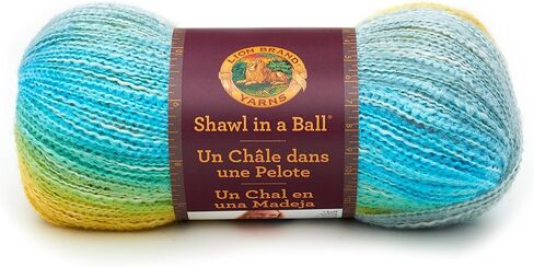 Lion Brand Yarn 828-203 Shawl in a Ball Yarn, One Size, Mindful Mauve in Saudi Arabia