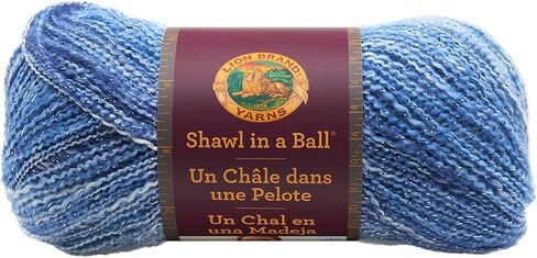 Lion Brand Yarn 828-203 Shawl in a Ball Yarn, One Size, Mindful Mauve in Saudi Arabia
