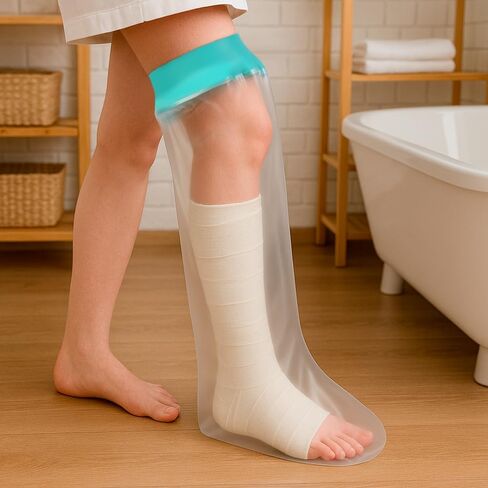 Cast Covers for Shower Arm, Hand, PICC Line for Adult, Waterproof | Cast Cover for Swimming for Youth, Reusable Protector For Elbow & Hand Protection after Wound/Surgery, Sleeve for Showering in Saudi Arabia