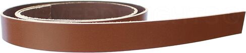2 Pack - CleverDelights Brown Leather Straps - 1" x 36" - 5oz Genuine Cowhide Leather - Jewelry Craft Supply in Saudi Arabia