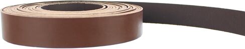 2 Pack - CleverDelights Brown Leather Straps - 1" x 36" - 5oz Genuine Cowhide Leather - Jewelry Craft Supply in Saudi Arabia