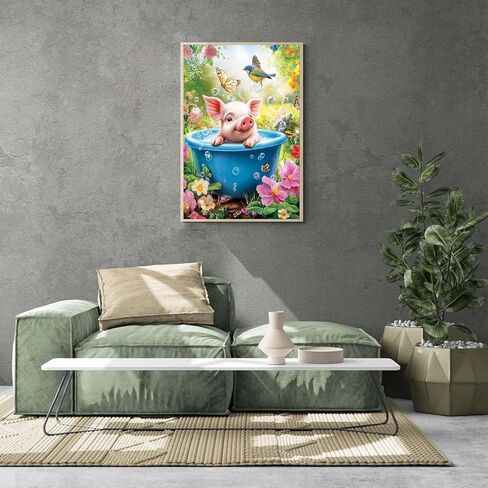 Ginfonr DIY 5D Diamond Art Kits for Adults, Woman Diamond Painting for Adults, Diamond Art Temptation Full Drill, Diamond Art Kits Embroidery Rhinestone Craft for Home Wall Decor 12 * 16 Inch08 in Kuwait