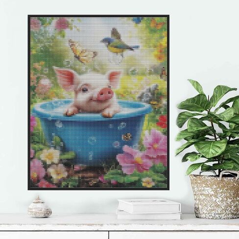 Ginfonr DIY 5D Diamond Art Kits for Adults, Woman Diamond Painting for Adults, Diamond Art Temptation Full Drill, Diamond Art Kits Embroidery Rhinestone Craft for Home Wall Decor 12 * 16 Inch08 in Kuwait