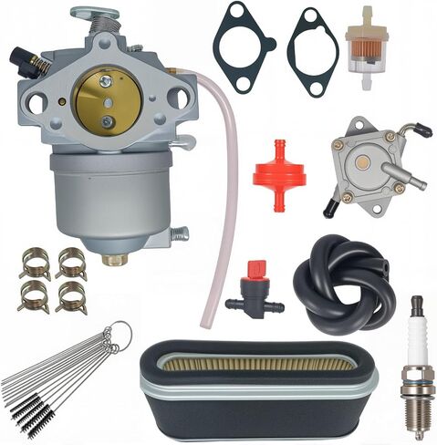طقم مكربن ​​FB460V لمحرك Kawasaki FB460V 4 السكتة الدماغية 15003-2796 15003-2777 15003-2467 Carb - مع مجموعة أدوات تنظيف خط الوقود ومشبك فلتر الهواء in Kuwait