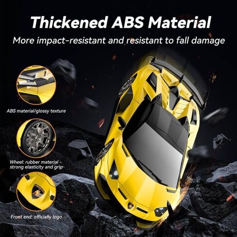 سيارة التحكم عن بعد لامبورغيني ، مرخصة رسميًا 1:14 LAMBO RC CAR 7.4V 500MAH مع 15 كم/ساعة ألعاب سيارة سريعة للبالغين أفكار عيد ميلاد الفتيات البالغين ، الأخضر in Kuwait