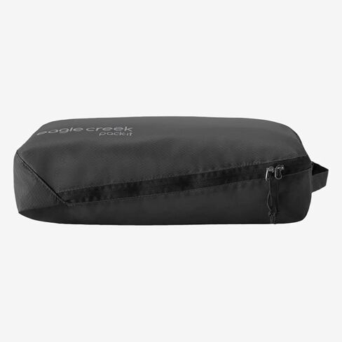 Eagle Creek Pack -It It Emostr Cube - مكعب تعبئة ملابس خفيفة الوزن لزيادة مساحة الأمتعة إلى أقصى حد - فتحة السوستة - مقبض أعلى مريح - شفاف - مقاوم للماء - متوسطة - الأزرق الفجر in Saudi Arabia