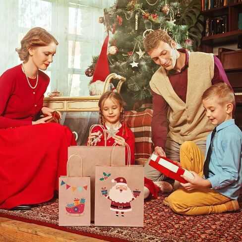 أكياس الورق السوداء 75pcs ذات الأحجام المتنوعة بأحجام متنوعة أكياس ورقية كرافت أكياس الهدايا بالتجزئة والبضائع والأعمال والتسوق والتسوق in Kuwait